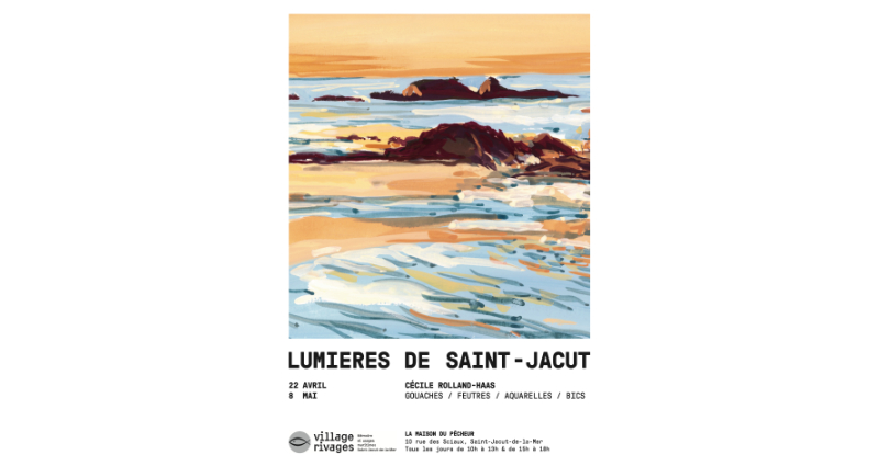Exposition Cécile Rolland-Haas « Lumières de Saint-Jacut », du 22 avril au 8 mai à la Maison du pêcheur