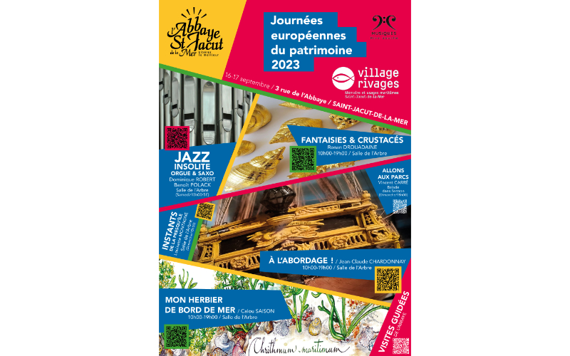 Journées européennes du patrimoine à Saint-Jacut-de-la-Mer : programme conjoint Village-rivages et l’Abbaye
